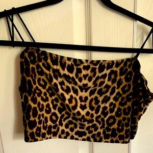 Cheetah Print Crop Top